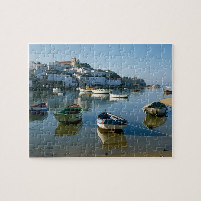 Puzzle Village de pêcheurs de Ferragudo, Algarve, Portuga (Horizontal)