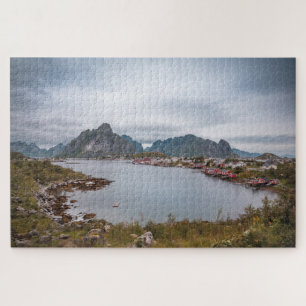 Puzzle Village de pêcheurs Reine, îles Lofoten