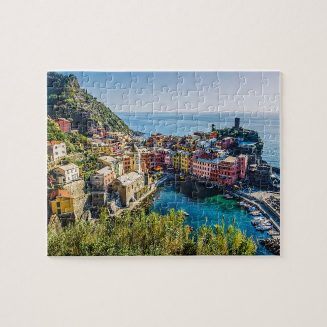 Puzzle Village pittoresque, Cinque Terre, Ligurie, Italie (Horizontal)