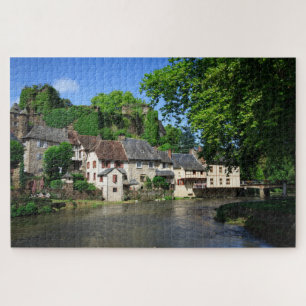 Puzzle Village traditionnel de Segur-le-Château en Franc