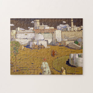 Puzzle Ville arabe, 1905 par Wassily Kandinsky