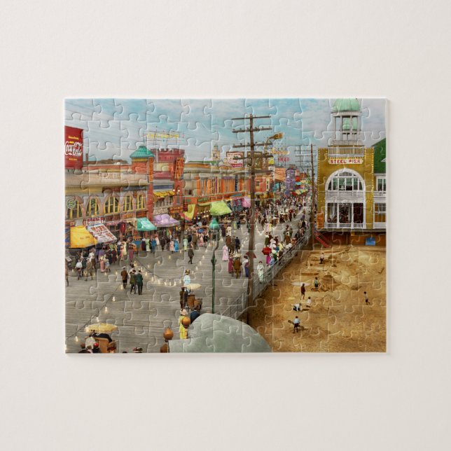 Puzzle Ville - Atlantic City NJ - Steel Pier 1909 (Horizontal)