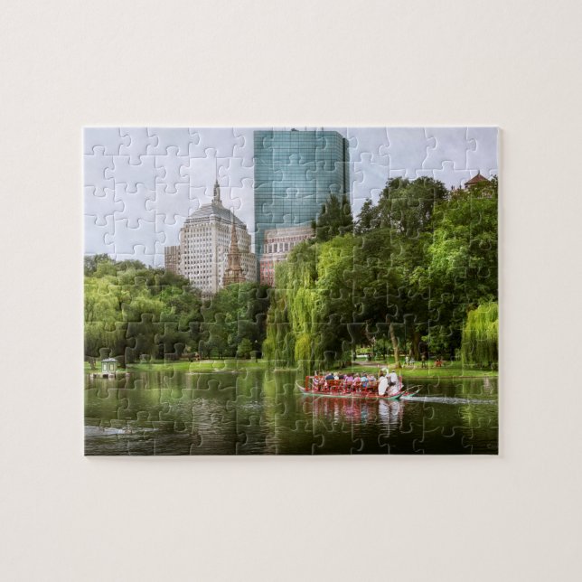 Puzzle Ville - Boston mA - jardin public de Boston (Horizontal)