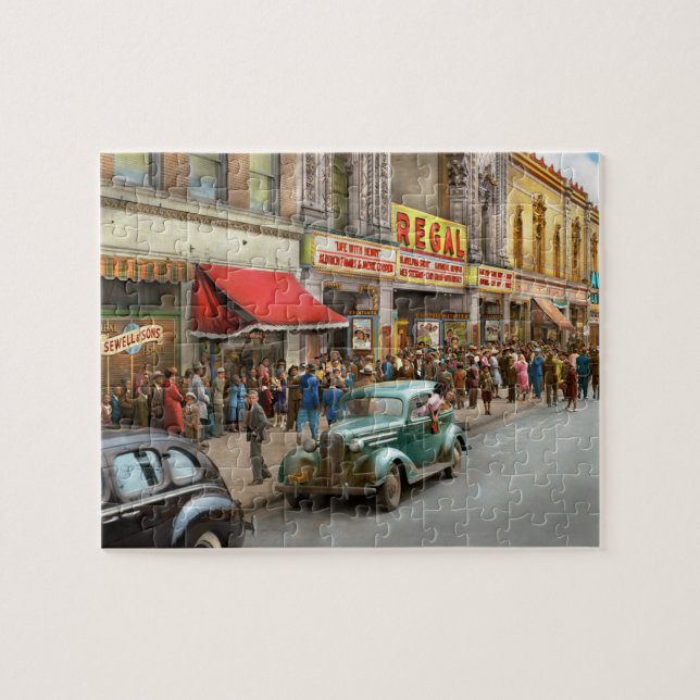 Puzzle Ville - Chicago, IL - Divertissement Chicago 1941 (Horizontal)