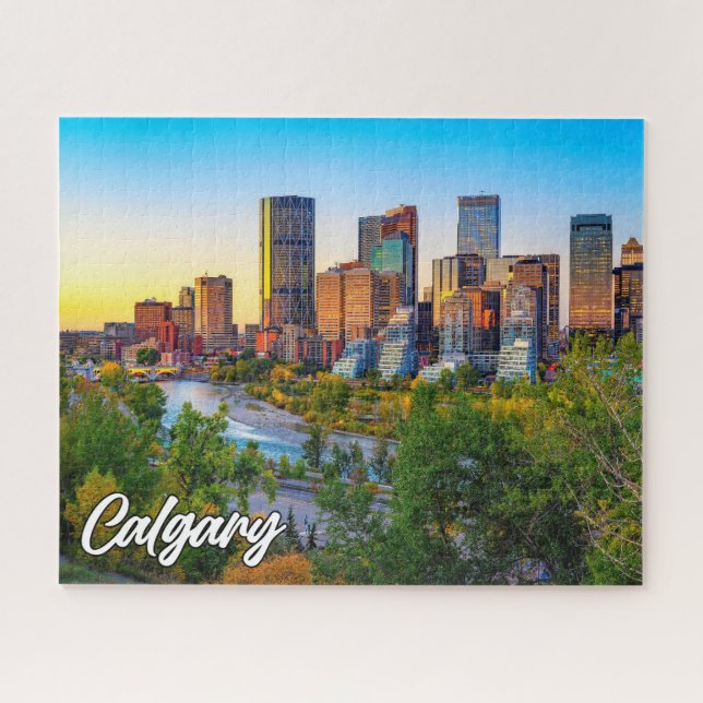 Puzzle Ville De Calgary, Alberta, Canada (Horizontal)
