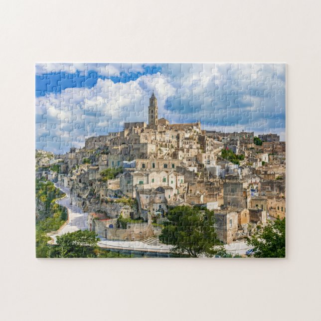 Puzzle Ville de Hilltop en Italie (Horizontal)