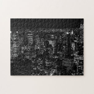 Puzzle Ville de New York noire et blanche