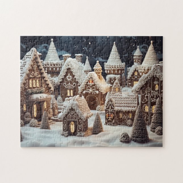 Puzzle Ville de pain d'épices (Horizontal)