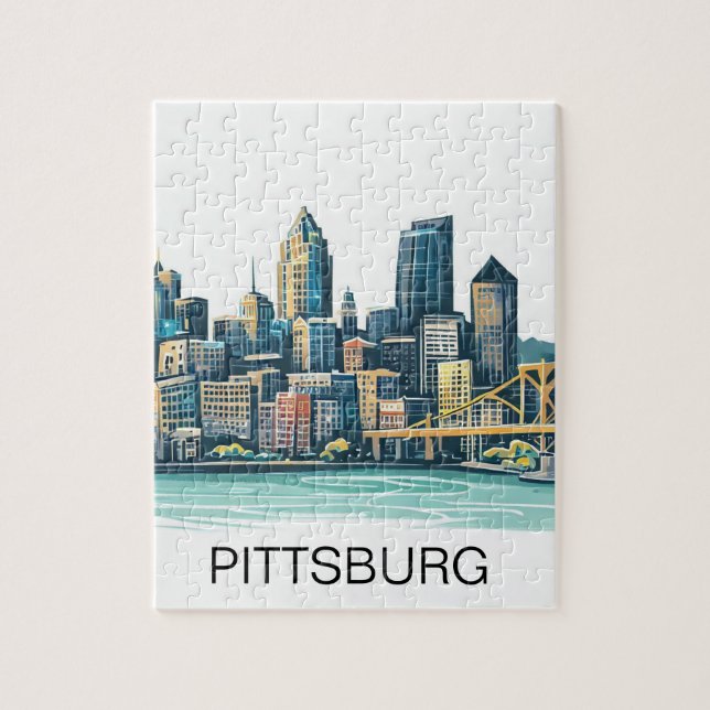 Puzzle Ville de Pittsburgh (Vertical)