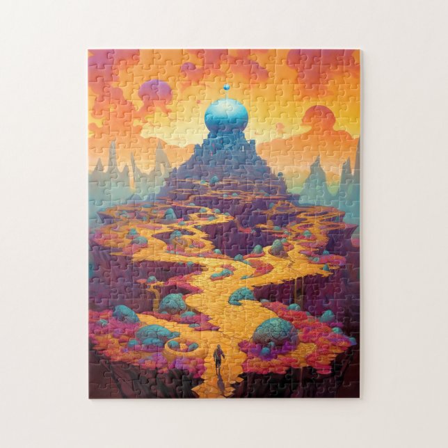 Puzzle Ville d'Imaginaire surréaliste (Vertical)