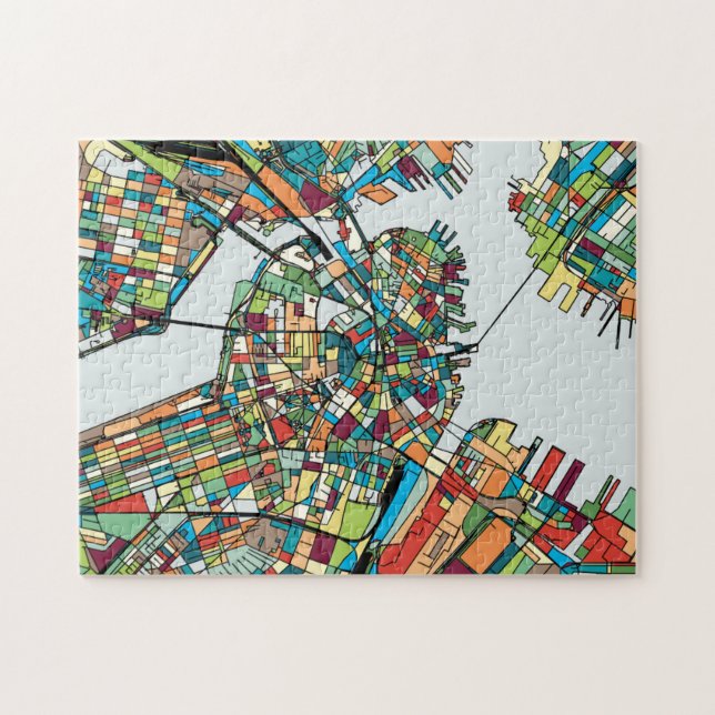Puzzle Ville Etats-Unis de Boston (Horizontal)