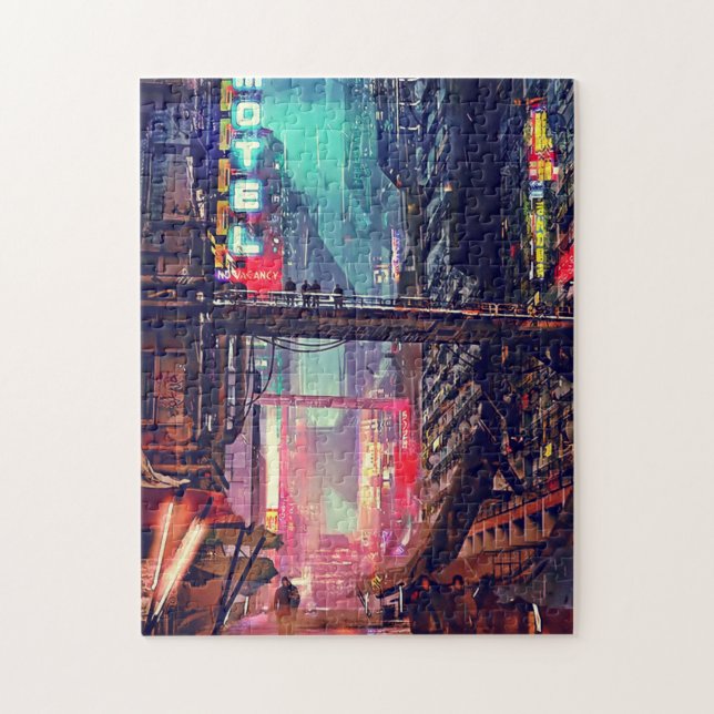 Puzzle Ville futuriste (Vertical)