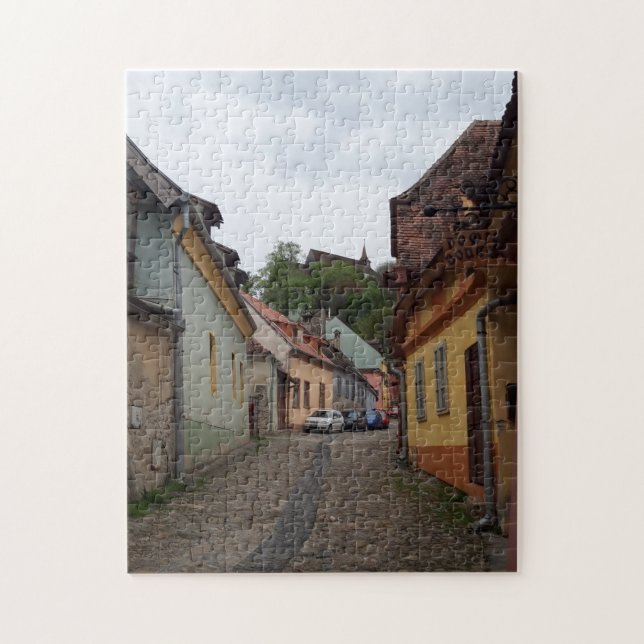Puzzle Ville médiévale de Sighisoara la Transylvanie (Vertical)