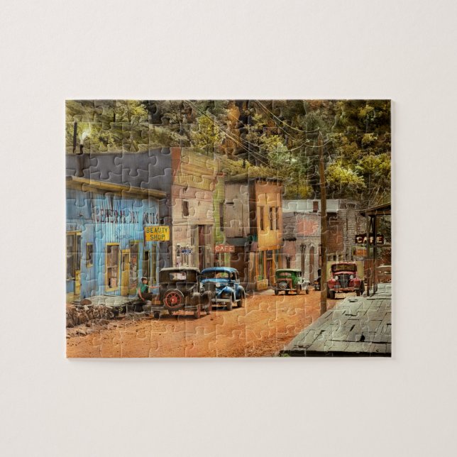 Puzzle Ville - Mogollon NM - Avant les fantômes 1940 (Horizontal)