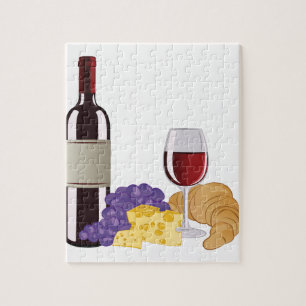 Puzzle Vin et fromage