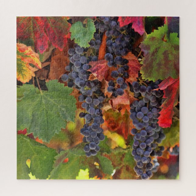 Puzzle Vin Raisin de récolte (Vertical)