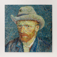 Vincent Van Gogh Autoportrait avec Grey Felt Casqu