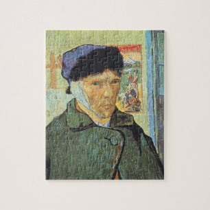 Puzzle Vincent van Gogh - Autoportrait avec l'oreille ban