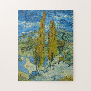 Puzzle Vincent Van Gogh, deux peupliers dans les Alpilles