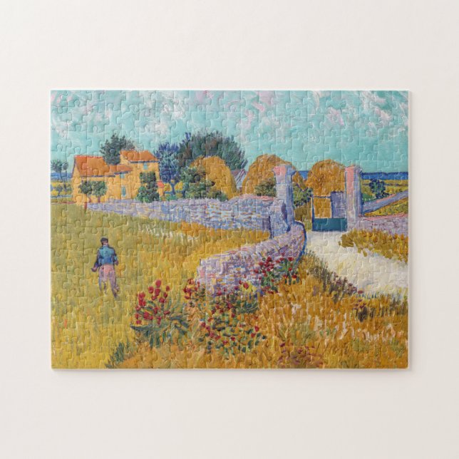 Puzzle Vincent van Gogh - Ferme en Provence (Horizontal)
