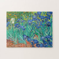 Vincent Van Gogh Irises Floral Art Vintage