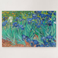 Vincent Van Gogh Irises Floral Vintage Fine Art
