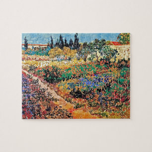 Puzzle Vincent Van Gogh - Jardin Fleuri avec sentier