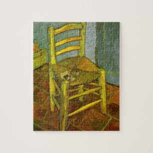 Puzzle Vincent van Gogh - La chaise de Vincent avec son t