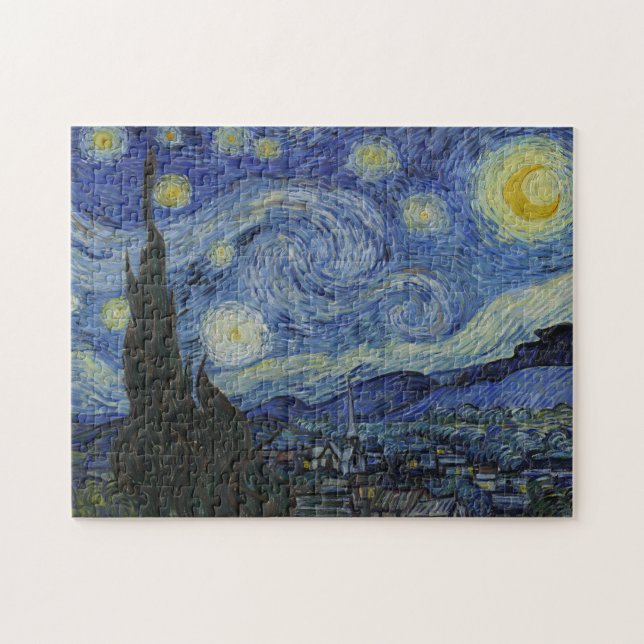 Puzzle Vincent Van Gogh, La Nuit étoilée (Horizontal)