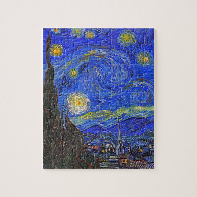 Puzzle Vincent van Gogh - la nuit étoilée (1889) (Vertical)