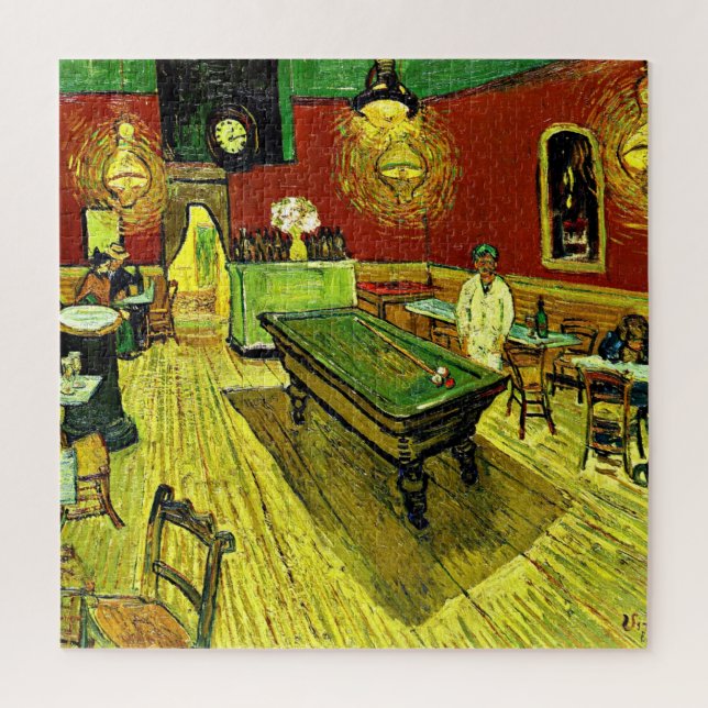 Puzzle Vincent Van Gogh - Le Night Café, célèbre peinture (Vertical)