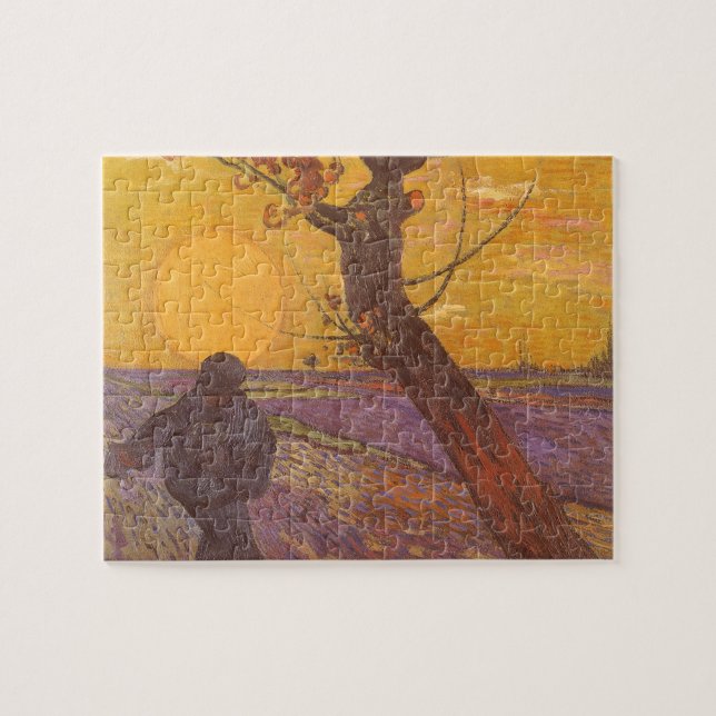 Puzzle Vincent van Gogh - Le Sower (Horizontal)