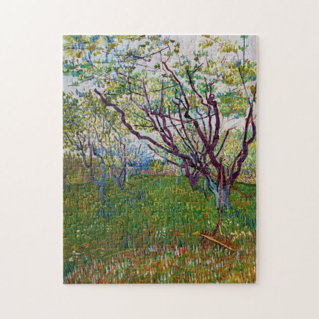 Puzzle Vincent van Gogh - Le verger en fleurs (Vertical)