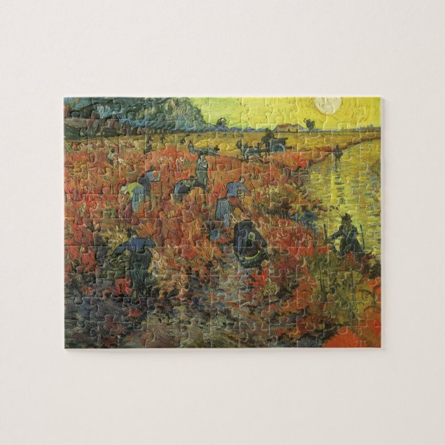 Puzzle Vincent van Gogh - Le vignoble rouge (Horizontal)