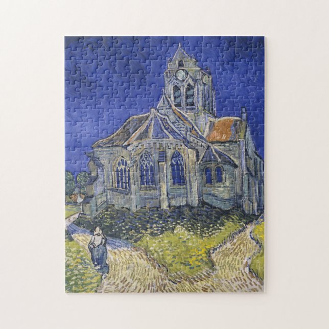 Puzzle VINCENT VAN GOGH - L'église à Auvers 1890 (Vertical)