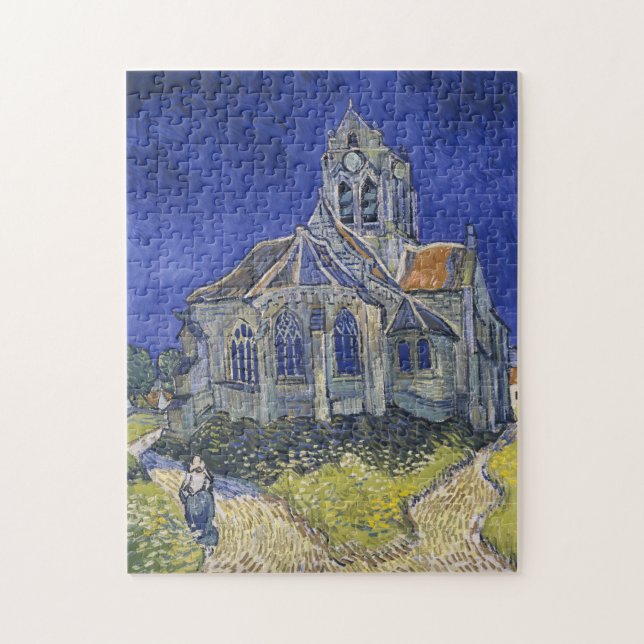 Puzzle Vincent Van Gogh, L'église d'Auvers (Vertical)