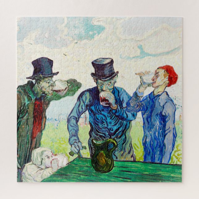 Puzzle Vincent Van Gogh Les Drinkers Art (Vertical)