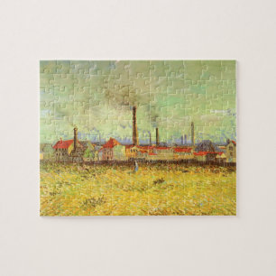 Puzzle Vincent van Gogh - Les usines à Asnieres