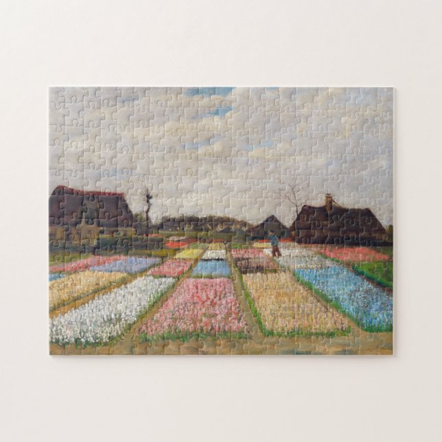 Puzzle Vincent van Gogh - Lits à fleurs en Hollande (Horizontal)