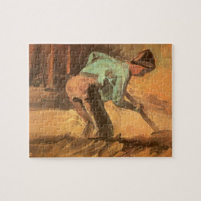 Puzzle Vincent van Gogh - Man Stooping w Stick ou Spade (Horizontal)