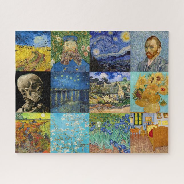 Puzzle Vincent Van Gogh - Masterpieces Patchwork (Horizontal)