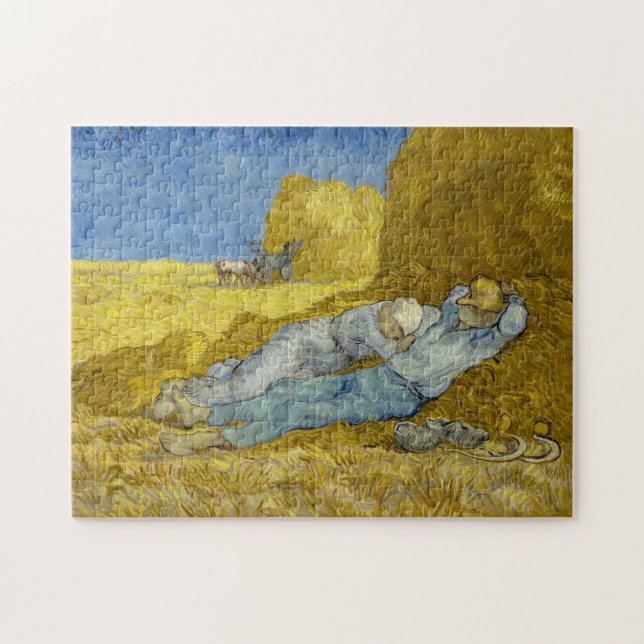 Puzzle Vincent Van Gogh - Mion, Repos / Travail / Siesta (Horizontal)