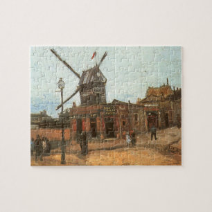 Puzzle Vincent van Gogh - Moulin de la Galette, Moulin à 