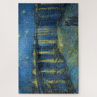 Puzzle Vincent van Gogh - Nuit étoilée sur le Rhône