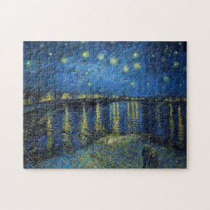 Puzzle Vincent van Gogh - Nuit étoilée sur le Rhône