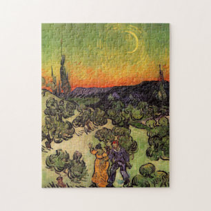Puzzle Vincent Van Gogh Paysage de Moonlit