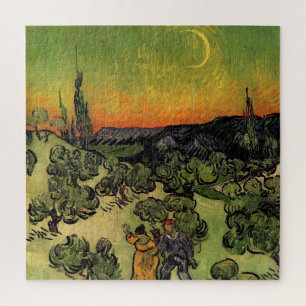 Puzzle Vincent Van Gogh Paysage de Moonlit