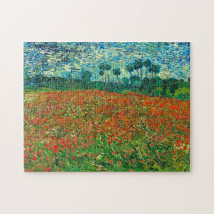 Puzzle Vincent Van Gogh Poppy Field Fine Art
