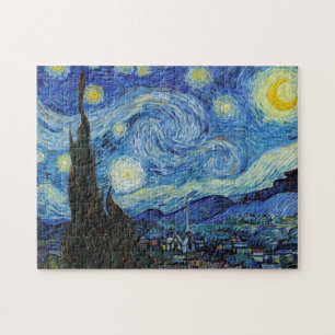 Puzzle Vincent Van Gogh Starry Nuit Vintage Art