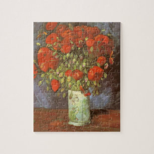 Puzzle Vincent van Gogh Vase à vie morte avec des pavots